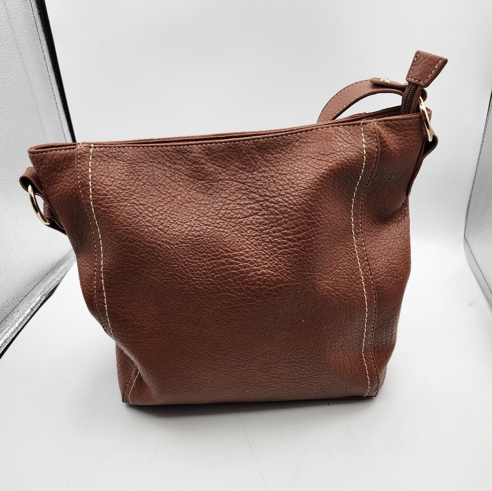 Montana West Vegan Slouch Brown Shoulder Bag - Picture 6 of 9